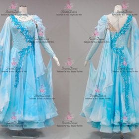 Lace Crystal Ballroom Dancing Dresses Dance Dresses For Middle Schoolers BD-SG4235