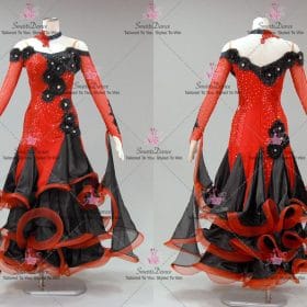 Lace Crystal Formal Dance Dresses Modern Dance Costume BD-SG4250