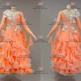 Lace Rhinestones Dresses Dance Custom Dance Costume BD-SG4245
