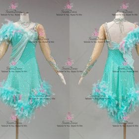 Lace Rhinestones Prom Dance Dress Ballroom Dance Dresses BD-SG4230