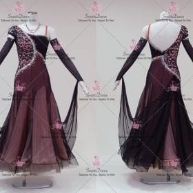 Lace Swarovski Ballroom Dance Dress Rhinestone Dance Costumes BD-SG4225