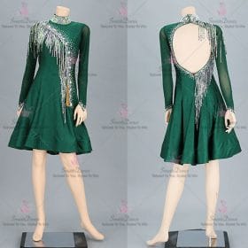 Lace Womens Latin Dress Paso Doble Rhythm Dance Outfits LD-SG2137