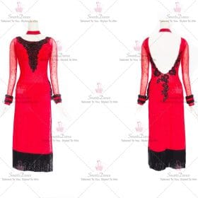 Lyrical Discount Juvenile Latin Dress Gown Ballroom Latin Competition Costumes LD-SG2081