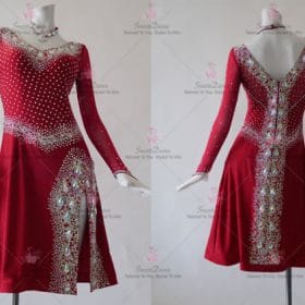 Lyrical Discount Juvenile Latin Dress Gown Ballroom Latin Competition Costumes LD-SG2117