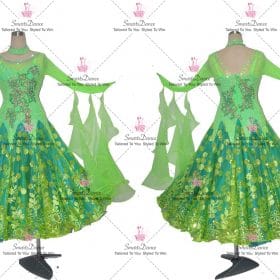 Made-To-Measure Flower Smooth Dance Dresses For Teens BD-SG4024