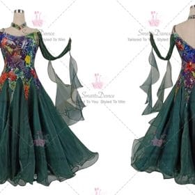 Multicolor Affordable Made-To-Measure Harmony Ballroom Dancing Skirt BD-SG3926