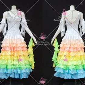 Multicolor Ballroom Competition Dance Dress Costumes Contemporary Dance Dress BD-SG4493