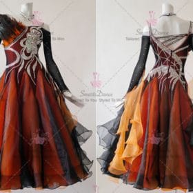 Multicolor Ballroom Dress Foxtrot Dancesport Outfits BD-SG3672