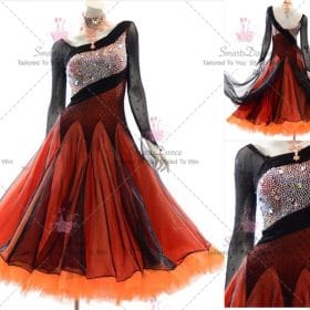 Multicolor Cheap Bespoke Design Ballroom Practice Outfits BD-SG3948