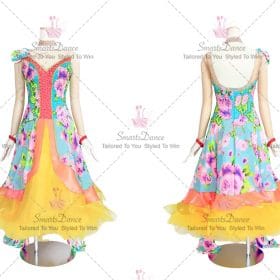 Multicolor Wedding Ballroom Dance Dress Flower Wear BD-SG3443