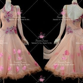 Orange Applique Swarovski Dance Dresses Dancing Queen Dress BD-SG4419