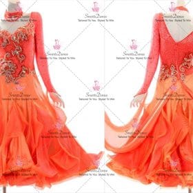 Orange Costumes For Dance Homecoming Dance Dress BD-SG4010