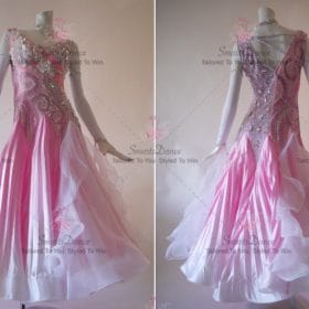 Pink Ballroom Smooth Dress Swing Dance Clothing BD-SG3695