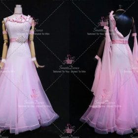 Pink Ballroom Standard Competition Dress Performance BD-SG3614