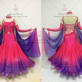 Pink Ballroom Standard Competition Dress Viennese Waltz BD-SG3610