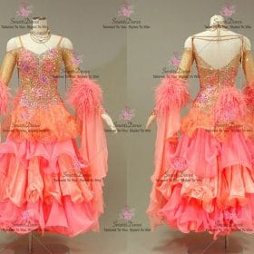 Pink Custom Made Dance Costume Costumes BD-SG4174