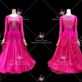 Pink Foxtrot Dance Dresses Dancing Queen Dress BD-SG4547