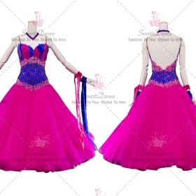 Pink Modern Ballroom Dance Dress Lace Wear BD-SG3401