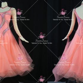 Pink Performance Dance Costumes For Competition Wedding Dance Dress BD-SG4561