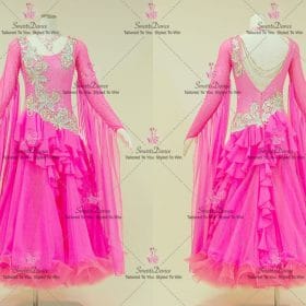 Pink Tailor Made Dancer Costume Gowns BD-SG4179