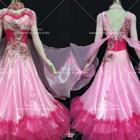 Pink Tailor Made Waltz Homecoming Dance Dresses Dresses For Dance BD-SG4616