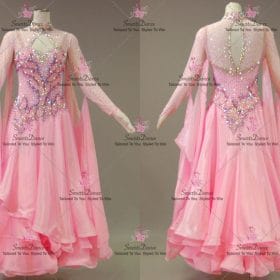 Pink Tailored Competition Dance Costumes Clothes BD-SG4148