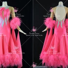 Pink Viennese Waltz Dance Competition Costume Dancing Dress BD-SG4569