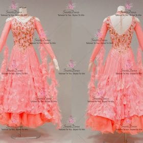 Pink Wedding Ballroom Standard Dance Dress Costume BD-SG4286