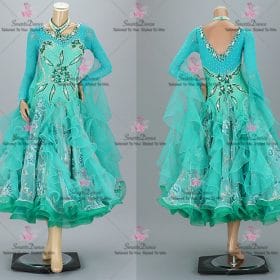 Plus Size Ballroom Competition Dance Competition Costume Clothing BD-SG4089