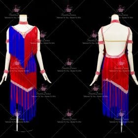 Plus Size Discount Girls Latin Dress Gown Ballroom Latin Competition Costumes LD-SG2053