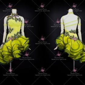 Plus Size Discount Girls Latin Dress Gown Ballroom Latin Competition Costumes LD-SG2065