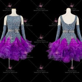 Plus Size Discount Girls Latin Dress Gown Ballroom Latin Competition Costumes LD-SG2078
