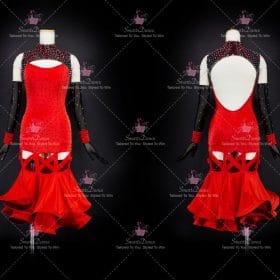 Plus Size Discount Girls Latin Dress Gown Ballroom Latin Competition Costumes LD-SG2090