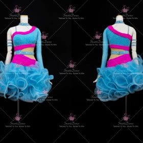 Professional Affordable Juniors Latin Dress Gown Ballroom Latin Competition Costumes LD-SG2069