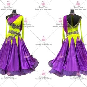 Purple Custom Dance Costume Dresses For Dances BD-SG3971