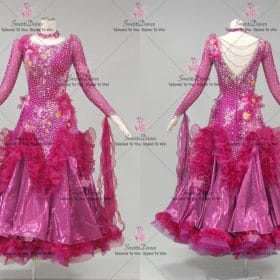 Purple Dance Dress Costume Competitive Dancing Costumes Ballroom Standard Gowns BD-SG4370