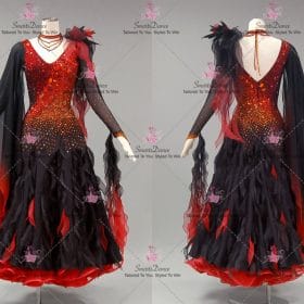 Purple Dresses Dance Custom Dance Costume Ballroom Competition Outfits BD-SG4341