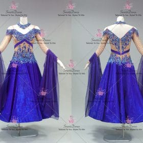 Purple Dresses To Dance Dance Competition Costumes Ballroom Clothing BD-SG4336
