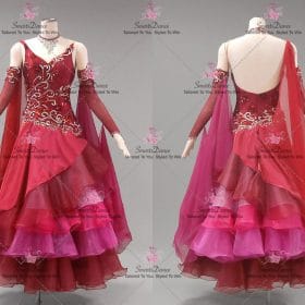 Purple Formal Dance Dresses Modern Dance Costume Ballroom Standard Clothes BD-SG4346