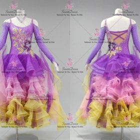 Purple Personalize Competitive Dance Costumes Skirt BD-SG4184