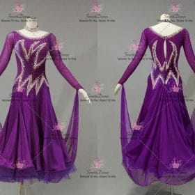 Purple Tailor Made Dancer Costume Wear BD-SG4147