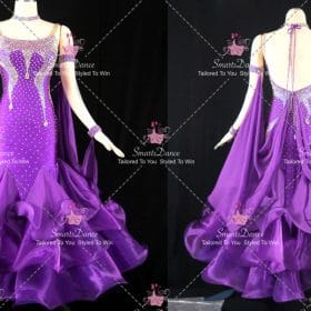 Purple Tailor Made Tango Homecoming Dance Dresses Dresses For Dance BD-SG4584