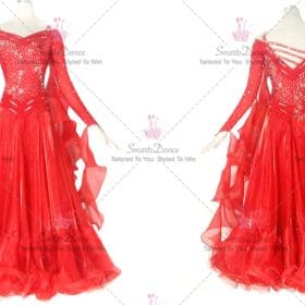 Red Affordable Personalize Fashion Ballroom Dancing Clothes BD-SG3911