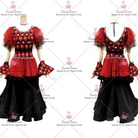Red And Black Costumes For Dance Homecoming Dance Dress BD-SG3978