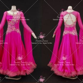 Red Ballroom Costumes For Dance School Dance Dresses BD-SG4476