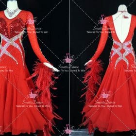 Red Performance Competition Dance Costume Praise Dance Dresses BD-SG4567