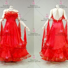 Red Personalize Dancing Costumes Costumes BD-SG4160