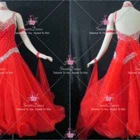 Red Personalize Performance Custom Dance Costume Dresses Dance BD-SG4597