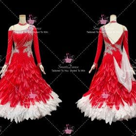 Red Tango Dance Dress Costume Dresses For Dances BD-SG4542