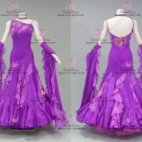 Red Wedding Dance Dress Dance Costumes For Competition Ballroom Competition Costumes BD-SG4337